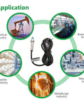 Image of an Inductive Proximity Sensor Switch M8 For 3D Printer And CNC with applications in various industries.