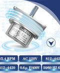 Auger Feed Motor Replacement For Fireplaces And Inserts Easy Install Compatible With 812-4421 812-4420 7000-500 Classic Bay
