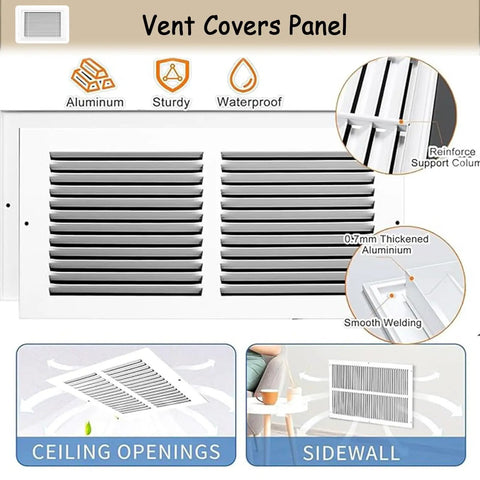 Heavy Duty Twenty By Twenty Six Inch Gray Return Air Filter Grille Featuring Slick Hinged Door Plug And Play Setup Pro Grade Louvered Duct Vent Cover Smooth Drywall Integration Ready in aluminum.