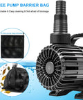 Smart Submersible Pond Pump 1800 GPH 100W Quiet Waterfall Fountain For Small Ponds Garden Yard Patio IPX8 With 32.8 Ft Cord