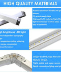 Honeycomb LED Garage Light Kit With 17 Panels And 660W Pro Grade Total Power 6500K Daylight White showing high-quality materials.
