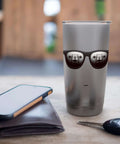 Insulated Stainless Steel Tumbler For Gym Sessions Dual Wall Keeps Drinks Hot Or Cold BPA Free Leak Proof Lid Brushed Steel