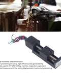 Rock Solid Mini Linear Rail Slide Actuator Pair With Nema 28 Stepper Motors And Heavy Duty Diy Cnc Router Xyz Stage With Tscrew Rods in a milling machine setup.