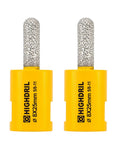 Diamond Mortar Raking Bit, Two-Piece Set, 5/16In X 1In Bits, 5/8-11 Thread, vacuum-brazed diamond tips, for masonry work