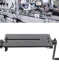 12 Inch Gear Drive Bead Roller Kit With 6 Changeable Dies for Sheet Metal Beading displayed in a fabrication workspace