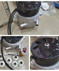 3000W Water Turbine Generator For Micro Hydroelectric Power, 220V Portable Water Flow Generator For Outdoor Camping On Creek And River, 6 Tube Hydroelectric System For Reliable Off Grid Power.