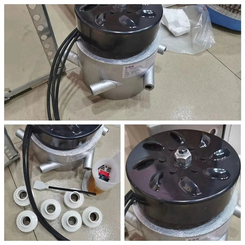 3000W Water Turbine Generator For Micro Hydroelectric Power, 220V Portable Water Flow Generator For Outdoor Camping On Creek And River, 6 Tube Hydroelectric System For Reliable Off Grid Power.