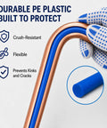 No Sweat Copper Tube Bender Kit With Color Coded Bending Strips For Quarter Inch To Five Eighth Inch Hvac Piping showing durable PE plastic protection.