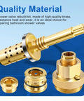 Shower Valve Rebuild Kit With TA-10 Flow Spindle, TA-4 Hot Cold Seats, And T-12A Cap For Temptrol Style Shower Valves in brass