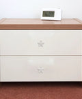 White Ceramic Star Cabinet Knob For Wardrobes And Dressers, Vintage Coastal Beach Style Drawer Pulls on dresser