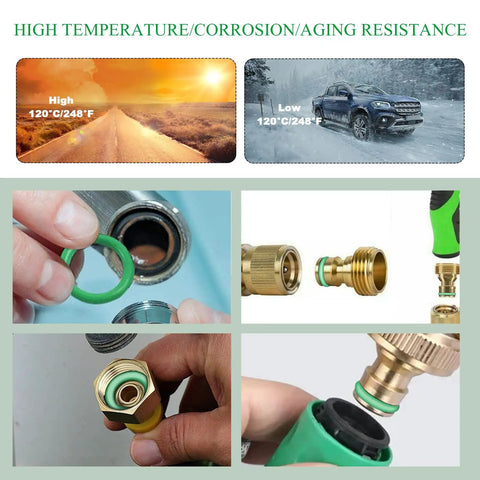 270 Piece Car AC O Ring Kit With 18 Sizes Copper Seals for Auto Air Conditioning Repair with leakproof gasket installation