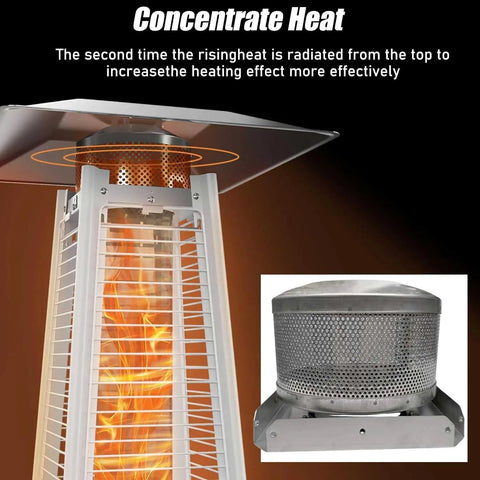 Emitter Screen And Base Replacement Kit For Pyramid Patio Heaters 7 Inch Diameter Top Burner Screen 5.2 Inch Tall Base