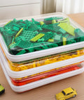 3 Pack Large Clear Hard Shell Zippered Organizer Case Set For Diaper Bags, Cosmetics, Toys, And Pencil Storage, Waterproof Durable Plastic Pouches For Travel, School And Home Organization