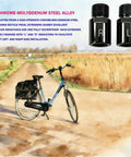 Bike Pedal Extenders Set 20mm Heavy Duty Chrome Molybdenum Steel Pedal Spacers 1 Pair For Most 9/16 Inch Threaded Pedals