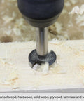 Heavy Duty Forstner Drill Bit Set With Tungsten Carbide Tips For Precision Woodworking, drilling through wood.