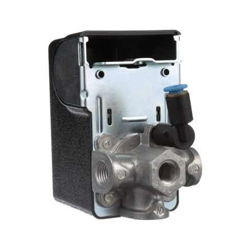 CW209000AV Air Compressor Heavy Duty Pressure Switch 100 To 135 PSI For Quarter Inch NPT Four Port Manifold Auto On Off With EVWSi Unloader