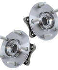 Two Piece Front Wheel Bearing And Hub Assembly Kit For Mazda 3 2014 To 2018 Japan Built And 2014 To 2018 Mexico Built With 2016 To 2021 CX 3 Front Driver And Passenger Sides, showing metal construction