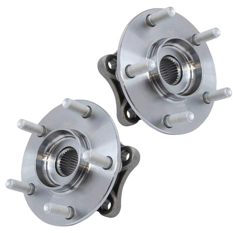 Two Piece Front Wheel Bearing And Hub Assembly Kit For Mazda 3 2014 To 2018 Japan Built And 2014 To 2018 Mexico Built With 2016 To 2021 CX 3 Front Driver And Passenger Sides, showing metal construction