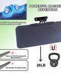 Magnetic sun visor with polarized anti glare and 226 degree adjustable for EZGO golf carts, showing powerful magnetic retention.