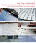 Wide range of applications showing Rock Solid Self Adhesive Roofing Felt Membrane And Weatherproof Sealing Tape on various roofs.