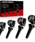 Pre Programmed Tpms Tire Pressure Monitoring Sensor 315 Mhz in a display box with four sensors for GM vehicles 2006-2022.