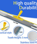 Self Leveling Concrete Tools Spiked Roller With 63in Telescopic Pole For Epoxy Resin And Concrete Floors, Boost Job Speed And Precision, Slash Labor Time In Half With A Pro Grade Kit, 560mm stainless steel plate, 5mm teeth