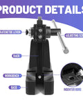 Straight Out The Workshop, Heavy Duty 1 Ton Manual Arbor Press with ratcheted lever, adjusting screw, and sturdy base.