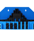 Front view of 58 Piece T Slot Clamping Kit For Milling Machining Includes T Slot Cleaner And Tightening Wrench Five Eighths Inch Table Slot One Half Inch Stud Size Blue Finish Pro Grade Quality Build Premium Tool Steel Heat Treated For Durable Wear Resistant