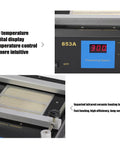 LED display on Pro Grade Digital Preheat Soldering Station With Hot Plate And High Power Preheating Hot Air Gun For PCB Desoldering, 853A