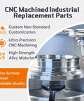 Custom CNC Machined Metal Parts Turning And Milling Fabrication Aluminum Stainless Steel Brass Components For DIY Makers And Industrial Fixtures Built From Your Drawings And Specs, CNC machine
