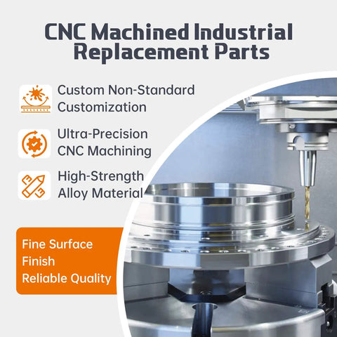 Custom CNC Machined Metal Parts Turning And Milling Fabrication Aluminum Stainless Steel Brass Components For DIY Makers And Industrial Fixtures Built From Your Drawings And Specs, CNC machine