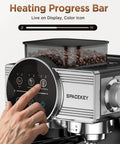 All In One Espresso Machine With Grinder And Milk Frother, 20 Bar Pump, Cold Brew, 30 Grind Settings, 60oz Removable Tank, Home Barista Kit