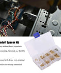 260Pcs M2 Brass Standoff Kit With Hex PCB Spacers And Hardware For PC Case Builds DIY Electronics Maintenance Includes Assorted Standoffs Screws And Nuts For Stable PCB Mounting, brass spacer box