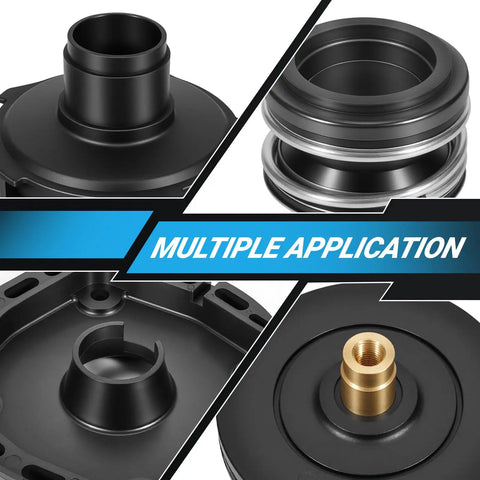 Drivetrain Upgrade Kit For Hayward Super Pump 1 HP Motors High Efficiency Drivetrain Kit For SP1600X Series Pool Pumps Replacement Drivetrain For SP1605X7 SP1607X10 SP1608X10 SP1610X15 SP1611X15 SP1615X20 SP1616X20 SP1621X25 black pump parts shown in multiple views