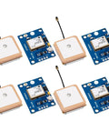 4 Pack NEO6M GPS Flight Controller Module With Ceramic Antenna 3V5V For Arduino EEPROM APM 2.5 RS232 TTL 9600 Baud Data Backup Battery