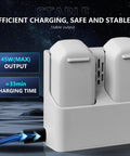 Two Way Charging Hub For DJI Neo Drone Batteries, Fast Dual Charger Station That Powers Two Neo Batteries At Once.