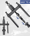 Be Your Own Mechanic With This 12 Piece Motorcycle Bearing Puller Kit For Blind Bearings And Slide Hammer Two Jaw Puller Set assembly