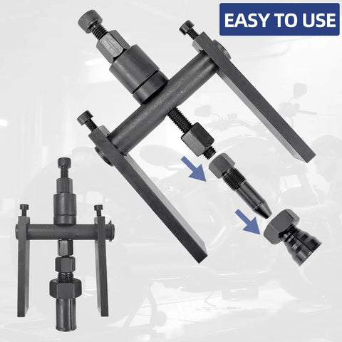 Be Your Own Mechanic With This 12 Piece Motorcycle Bearing Puller Kit For Blind Bearings And Slide Hammer Two Jaw Puller Set assembly