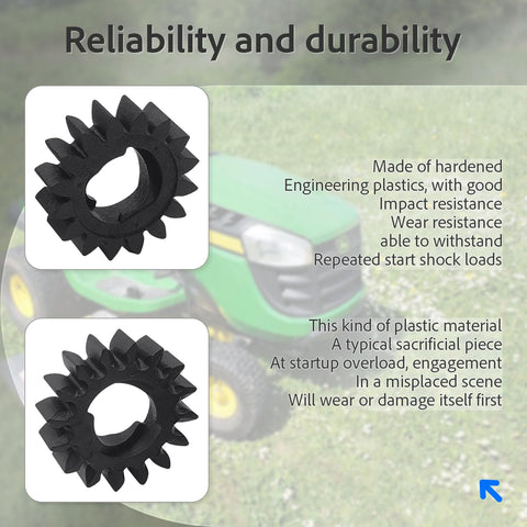 Starter Pinion Gear 16 Teeth Replacement Drive Gears 10 Pack For Briggs And Stratton 280104S 280104 693059 693058 Toro M83184 Lawn Tractor Mower Parts Compatible With 54 7003 54 7004 54 7007 54 7008