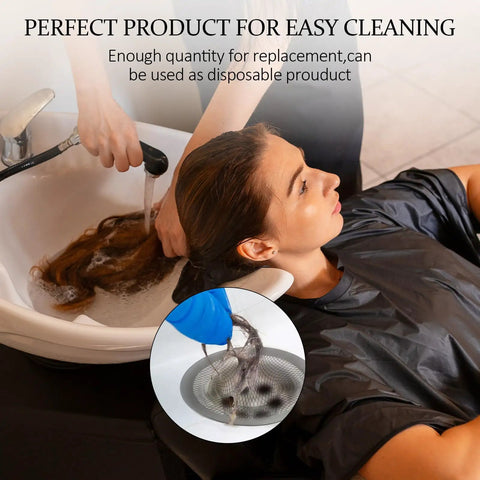 100 Pack Heavy Duty Stainless Steel Sink Strainers And Drain Basket Filters Keep Kitchen And Bathroom Pipes Slick No More Clogs in salon use