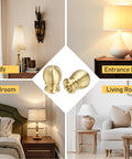Brass Ball Lamp Finials Set Of 2 1 Inch Tall Lamp Cap Knobs for table and floor lighting in study, entrance hall, bedroom, living room.