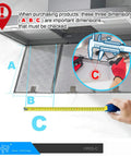 Upgraded W10169961A Universal Fit Aluminum Range Hood Filter Replacement 10.5x12 Inch Mesh Grease Filter dimension check