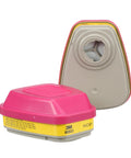 P100 Pro Grade Respirator Cartridge Filter 60923 Pair With NIOSH Approval For Organic Vapors Acid Gases And Particulates