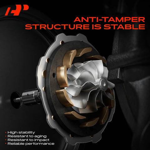 Close-up of Complete Turbocharger With Gasket And Wastegate Actuator For Dodge Ram 2500 And Ram 3500 2004 To 2007 5.9L Diesel ISB L6 HE351CW