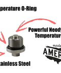Stainless Steel Rear Transmission Magnetic Fill And Drain Plug With 10mm Hex Head Upgraded Neodymium Magnet Made In USA
