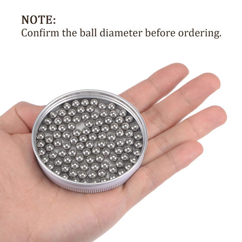 Kozelo 20pcs 6mm 304 stainless steel precision bearing balls in a metal tin