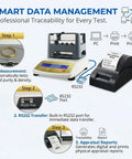 Pro Grade Gold Purity Tester Kit With 0.01g To 0.001g Accuracy Non Destructive Verifier with LCD and RS232 for data transfer