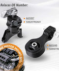 Honda Civic 1.8L Beefed Up Engine Mount Set For 2012 2013 2014 2015 Front and Rear Mounts With Part Numbers A65087,A65048