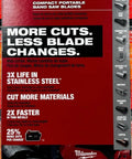 Packaging for Beefy Workhorse Compact Thick Metal Band Saw Blade Set 30 9 16 Inch 12 To 14 Teeth Per Inch 3 Pack For Stainless Steel