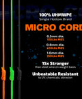 Colorful 0.8mm UHMWPE Micro Cord Rope Whipping Twine For Heavy Duty Canvas Tarps And Bags Survival And Backpacking Emergency Line